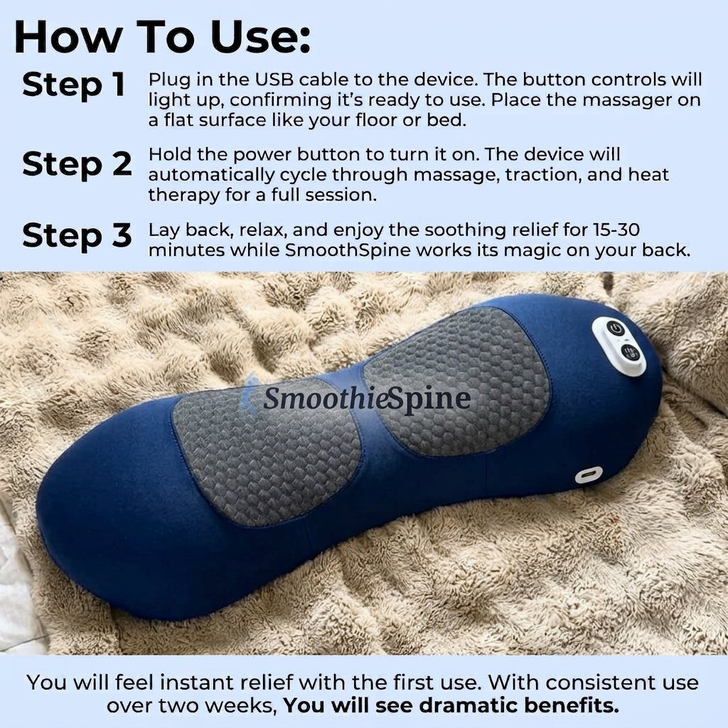 SmoothieSpine™ - Triple Fusion Massager