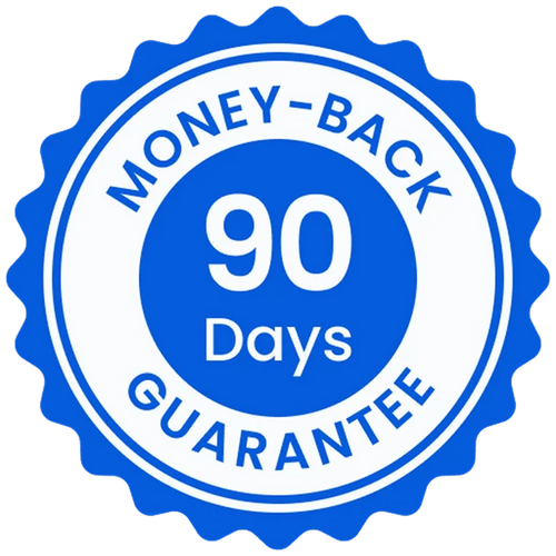 Money-back guarantee seal